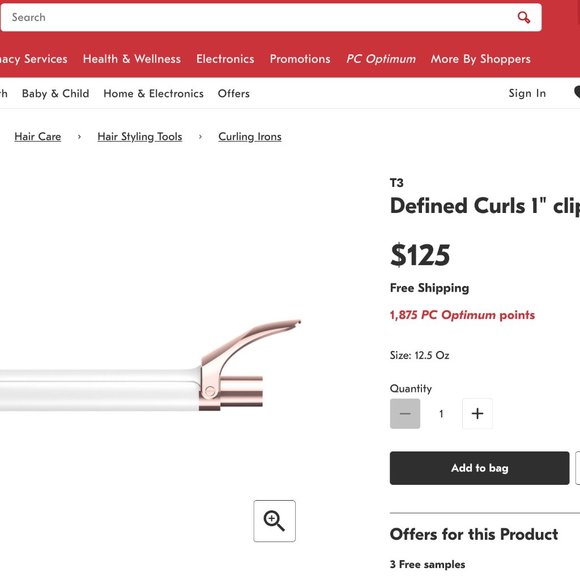 T3 Rose Gold Hair Curling Irons - VAULT ($1100 Value) - Picture 3 of 15